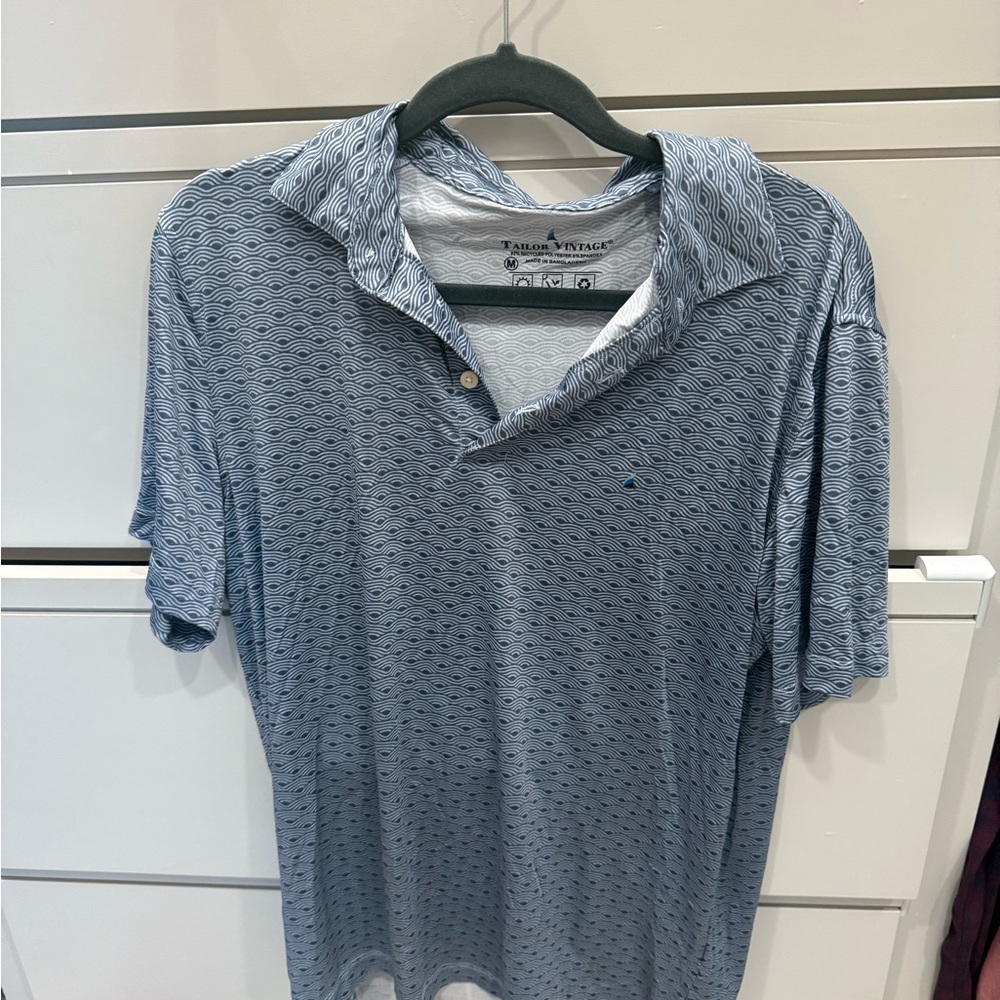 Tailor Vintage Light Blue Polo Shirt